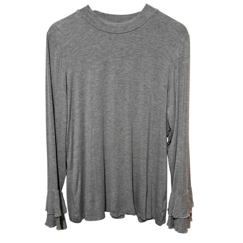 Venus Ruffle Sleeve Top Women’s Size 1X Long Sleeve Peasant Bohemian Casual
